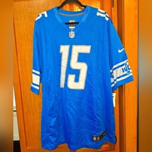 A Nike official NFL Detroit Lions #15 Davis jersey in a men's size 2XL.  NWT